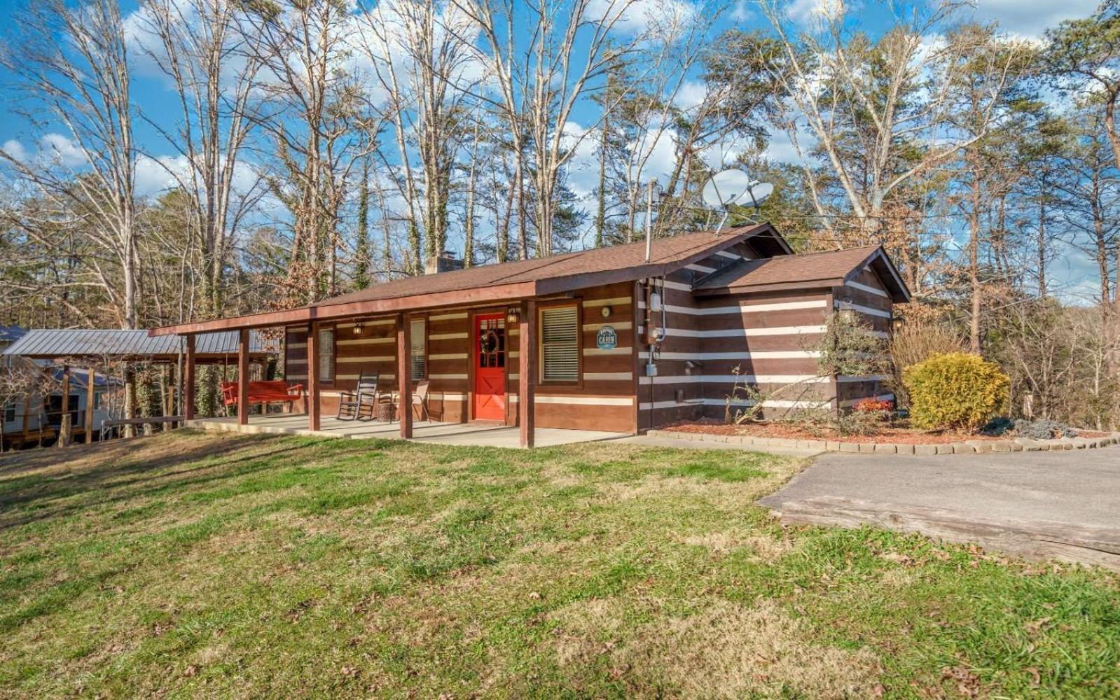 Wooded Bliss Hot Tub Single Level Cabin With No Steps Rocking Chairs And Wooded Views Пиджен-Фордж Экстерьер фото